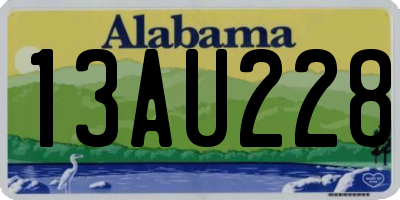 AL license plate 13AU228