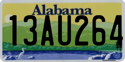 AL license plate 13AU264