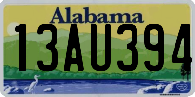 AL license plate 13AU394