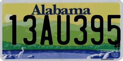 AL license plate 13AU395