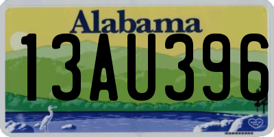 AL license plate 13AU396