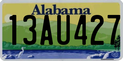 AL license plate 13AU427