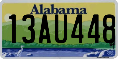 AL license plate 13AU448