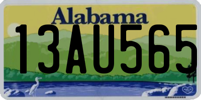 AL license plate 13AU565