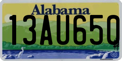AL license plate 13AU650