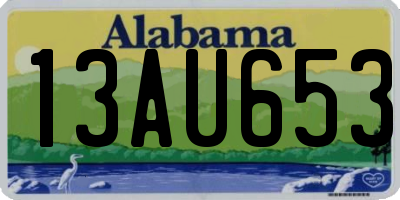 AL license plate 13AU653