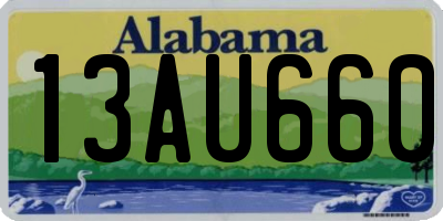 AL license plate 13AU660