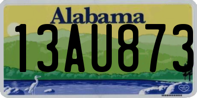 AL license plate 13AU873