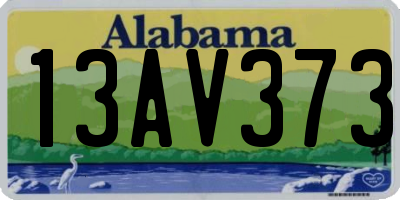 AL license plate 13AV373