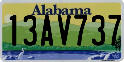 AL license plate 13AV737
