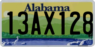 AL license plate 13AX128