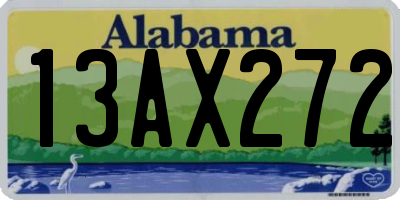 AL license plate 13AX272