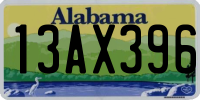AL license plate 13AX396
