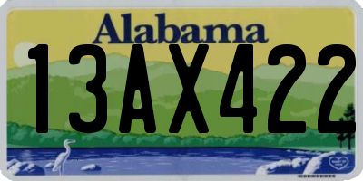 AL license plate 13AX422
