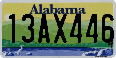 AL license plate 13AX446