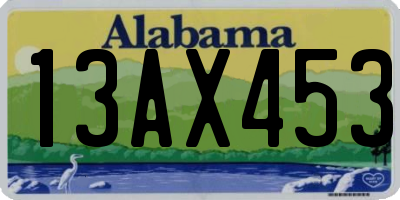 AL license plate 13AX453