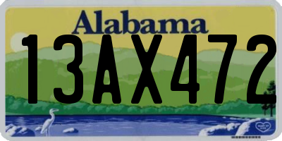 AL license plate 13AX472