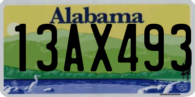 AL license plate 13AX493