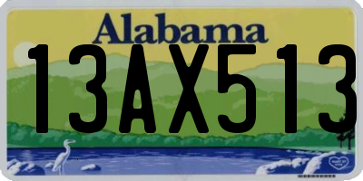 AL license plate 13AX513
