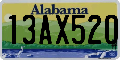 AL license plate 13AX520
