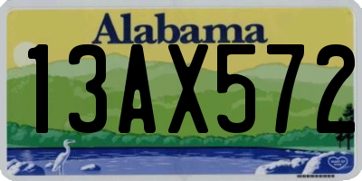 AL license plate 13AX572