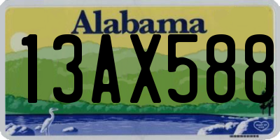 AL license plate 13AX588