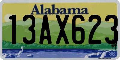 AL license plate 13AX623