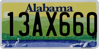AL license plate 13AX660