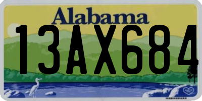 AL license plate 13AX684