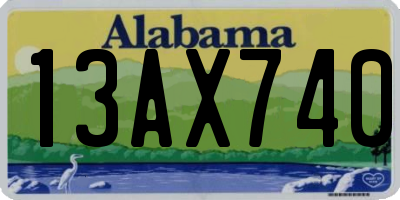 AL license plate 13AX740