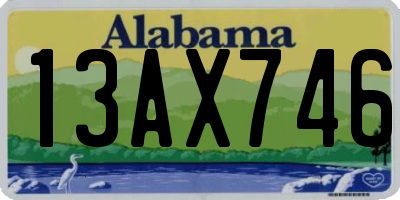 AL license plate 13AX746