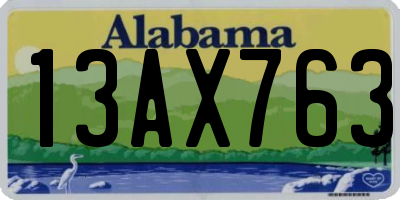 AL license plate 13AX763