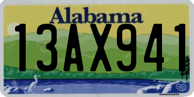 AL license plate 13AX941