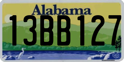 AL license plate 13BB127