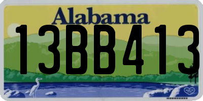 AL license plate 13BB413