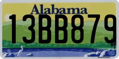 AL license plate 13BB879