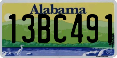 AL license plate 13BC491