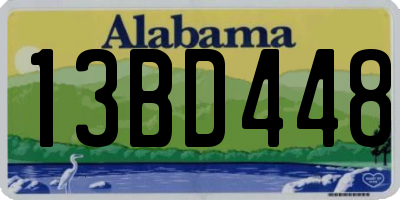 AL license plate 13BD448