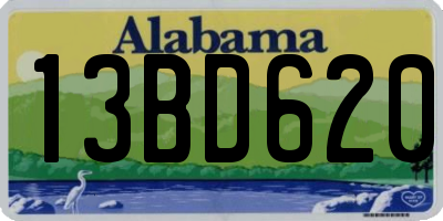 AL license plate 13BD620