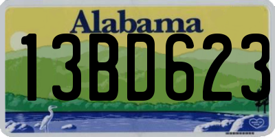 AL license plate 13BD623