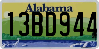 AL license plate 13BD944