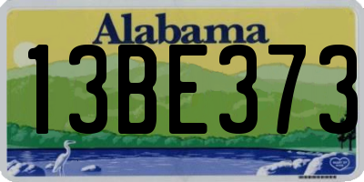 AL license plate 13BE373
