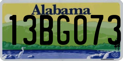 AL license plate 13BG073