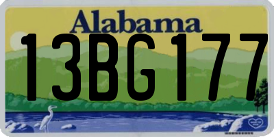 AL license plate 13BG177