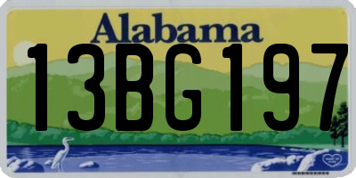 AL license plate 13BG197