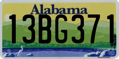 AL license plate 13BG371