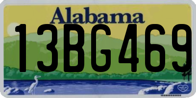 AL license plate 13BG469