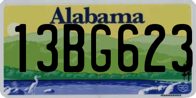 AL license plate 13BG623