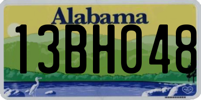 AL license plate 13BH048