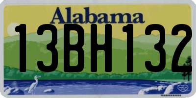 AL license plate 13BH132